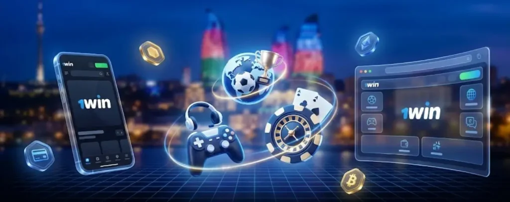 1win AZ – idman, kiberidman və kazino bölmələrinə asan giriş